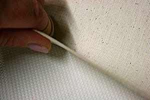Gripfor Slipper Sole Fabric in White